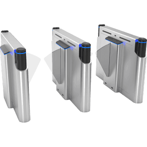 JS-TD6303-22-Flap Barrier Turnstile Gate